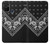 W3363 Bandana Black Pattern Case Cover Custodia e Flip Case per OnePlus Nord N10 5G