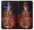 W0864 Fire Violin Case Cover Custodia e Flip Case per Motorola One 5G