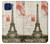 W2108 Eiffel Tower Paris Postcard Case Cover Custodia e Flip Case per Motorola One 5G