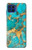 W2906 Aqua Turquoise Stone Case Cover Custodia e Flip Case per Motorola One 5G