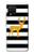 W2794 Black and White Striped Deer Gold Sparkles Case Cover Custodia e Flip Case per Samsung Galaxy A42 5G