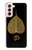 W2331 Gold Leaf Buddhist Om Symbol Case Cover Custodia e Flip Case per Samsung Galaxy S21 5G