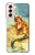 W3184 Little Mermaid Painting Case Cover Custodia e Flip Case per Samsung Galaxy S21 5G