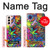W3255 Colorful Art Pattern Case Cover Custodia e Flip Case per Samsung Galaxy S21 5G