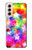 W3292 Colourful Disco Star Case Cover Custodia e Flip Case per Samsung Galaxy S21 5G