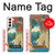 W3348 Utagawa Hiroshige The Monkey Bridge Case Cover Custodia e Flip Case per Samsung Galaxy S21 5G