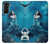 W0899 Mermaid Case Cover Custodia e Flip Case per Samsung Galaxy S21 Plus 5G, Galaxy S21+ 5G