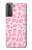 W2213 Pink Leopard Pattern Case Cover Custodia e Flip Case per Samsung Galaxy S21 Plus 5G, Galaxy S21+ 5G