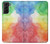 W2945 Colorful Watercolor Case Cover Custodia e Flip Case per Samsung Galaxy S21 Plus 5G, Galaxy S21+ 5G