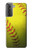 W3031 Yellow Softball Ball Case Cover Custodia e Flip Case per Samsung Galaxy S21 Plus 5G, Galaxy S21+ 5G