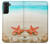 W3212 Sea Shells Starfish Beach Case Cover Custodia e Flip Case per Samsung Galaxy S21 Plus 5G, Galaxy S21+ 5G