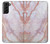 W3482 Soft Pink Marble Graphic Print Case Cover Custodia e Flip Case per Samsung Galaxy S21 Plus 5G, Galaxy S21+ 5G