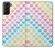 W3499 Colorful Heart Pattern Case Cover Custodia e Flip Case per Samsung Galaxy S21 Plus 5G, Galaxy S21+ 5G
