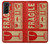 W3552 Vintage Fragile Label Art Case Cover Custodia e Flip Case per Samsung Galaxy S21 Plus 5G, Galaxy S21+ 5G