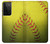 W3031 Yellow Softball Ball Case Cover Custodia e Flip Case per Samsung Galaxy S21 Ultra 5G