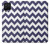 W2345 Navy Blue Shavron Zig Zag Pattern Case Cover Custodia e Flip Case per Samsung Galaxy A12
