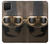 W2645 Vintage Brown Goggles Motorcycle Helmet Case Cover Custodia e Flip Case per Samsung Galaxy A12