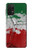W3318 Italy Flag Vintage Football Graphic Case Cover Custodia e Flip Case per Samsung Galaxy A32 5G