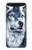 W0123 Grim White Wolf Case Cover Custodia e Flip Case per Motorola Moto G Play (2021)
