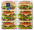 W0790 Hamburger Case Cover Custodia e Flip Case per Motorola Moto G Play (2021)