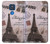 W2211 Paris Postcard Eiffel Tower Case Cover Custodia e Flip Case per Motorola Moto G Play (2021)