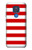 W2364 Red and White Striped Case Cover Custodia e Flip Case per Motorola Moto G Play (2021)
