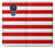W2364 Red and White Striped Case Cover Custodia e Flip Case per Motorola Moto G Play (2021)
