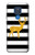 W2794 Black and White Striped Deer Gold Sparkles Case Cover Custodia e Flip Case per Motorola Moto G Play (2021)