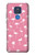 W2858 Pink Flamingo Pattern Case Cover Custodia e Flip Case per Motorola Moto G Play (2021)