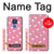 W2858 Pink Flamingo Pattern Case Cover Custodia e Flip Case per Motorola Moto G Play (2021)