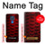 W2879 Red Arowana Fish Scale Case Cover Custodia e Flip Case per Motorola Moto G Play (2021)