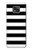 W1596 Black and White Striped Case Cover Custodia e Flip Case per Motorola Moto G Power (2021)