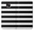 W1596 Black and White Striped Case Cover Custodia e Flip Case per Motorola Moto G Power (2021)