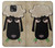 W2826 Cute Cartoon Unsleep Black Sheep Case Cover Custodia e Flip Case per Motorola Moto G Power (2021)