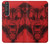 W1090 Red Wolf Case Cover Custodia e Flip Case per Sony Xperia 1 III