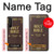 W2889 Holy Bible Cover King James Version Case Cover Custodia e Flip Case per Sony Xperia 1 III