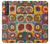 W3409 Squares Concentric Circles Case Cover Custodia e Flip Case per Sony Xperia 1 III