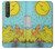 W3435 Tarot Card Moon Case Cover Custodia e Flip Case per Sony Xperia 1 III