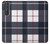 W3452 Plaid Fabric Pattern Case Cover Custodia e Flip Case per Sony Xperia 1 III
