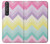 W3514 Rainbow Zigzag Case Cover Custodia e Flip Case per Sony Xperia 1 III