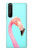 W3708 Pink Flamingo Case Cover Custodia e Flip Case per Sony Xperia 1 III