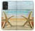 W1117 Starfish on the Beach Case Cover Custodia e Flip Case per Samsung Galaxy A52, Galaxy A52 5G