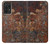 W2714 Rust Steel Texture Graphic Printed Case Cover Custodia e Flip Case per Samsung Galaxy A52, Galaxy A52 5G