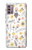 W2354 Pastel Flowers Pattern Case Cover Custodia e Flip Case per Motorola Moto G30, G20, G10
