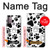 W2904 Dog Paw Prints Case Cover Custodia e Flip Case per Motorola Moto G30, G20, G10