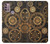 W3442 Clock Gear Case Cover Custodia e Flip Case per Motorola Moto G30, G20, G10