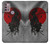 W3517 Japan Flag Samurai Case Cover Custodia e Flip Case per Motorola Moto G30, G20, G10