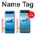 W0843 Blue Whale Case Cover Custodia e Flip Case per Samsung Galaxy Z Flip 5G
