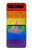 W2900 Rainbow LGBT Lesbian Pride Flag Case Cover Custodia e Flip Case per Samsung Galaxy Z Flip 5G