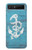 W3053 Marine Anchor Blue Case Cover Custodia e Flip Case per Samsung Galaxy Z Flip 5G